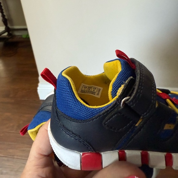 Geox Lepidoo Blue and Red Sneakers Aesthetic Sporty Design-Size 8 - Picture 8 of 13